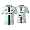 New Syria Football Jersey Men's Sports T-shirts Syrian Flag Street Oversized Tops Unisex Casual Graphic T-shirts Mens Gifts 1