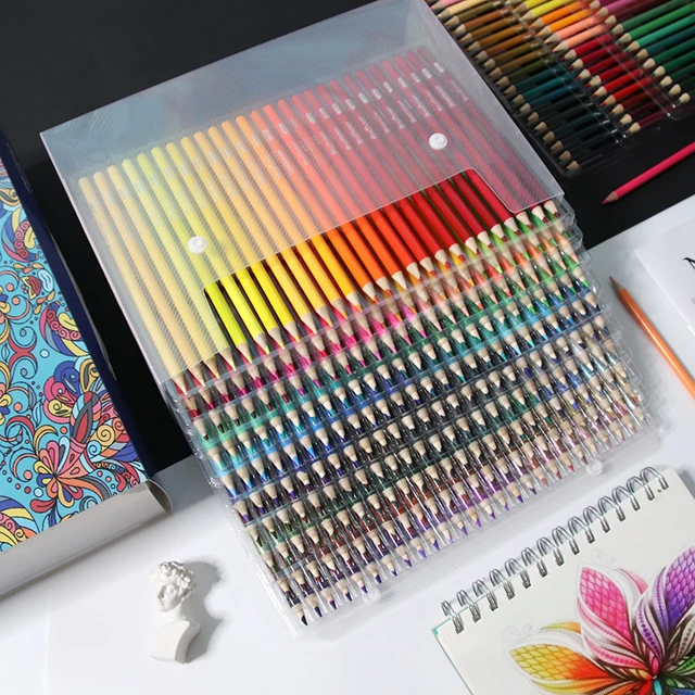 Acheter KALOUR ensemble de crayons de couleur à l'huile 120 couleurs bois  tendre dessin croquis couleurs boîte à crayons fournitures d'art scolaire  cadeau pour étudiants adultes