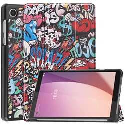 Premium PU Leather Magnetic Tri - fold Tablet Cover for M8 4rd Gen TB - 300FU (TY)