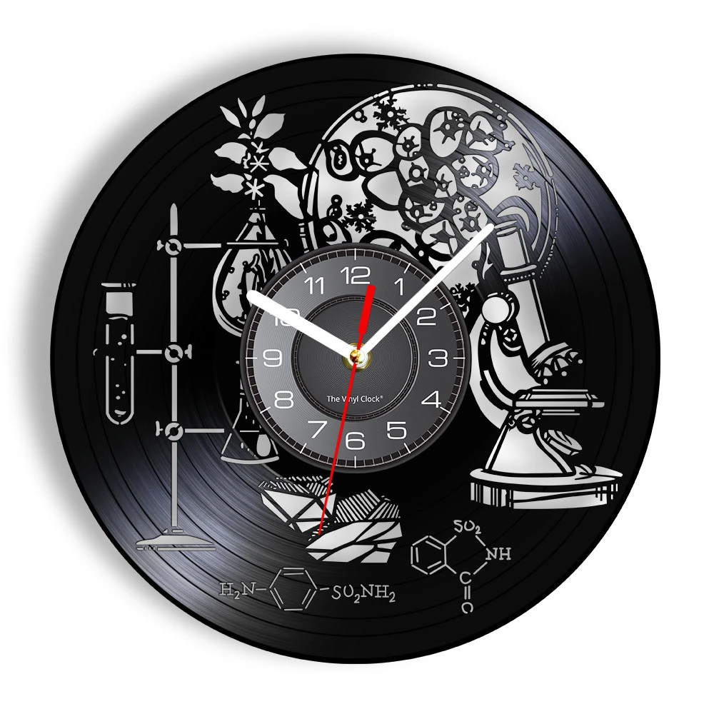Details about   Chemistry Vinyl Record Wall Clock Decor Handmade 5218 