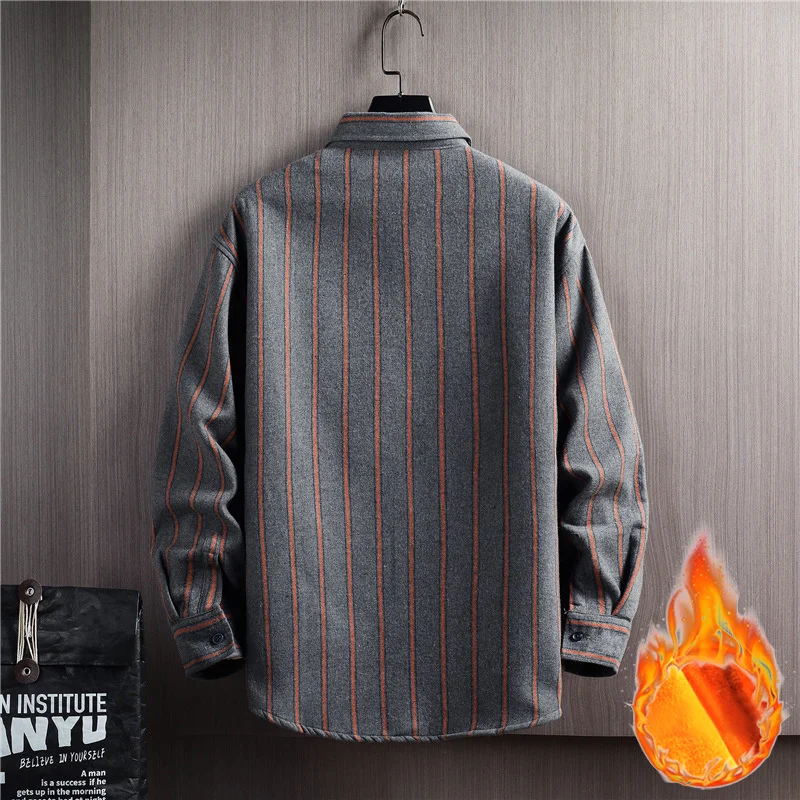 Рисунок 2 - Мужская теплая рубашка в полоску