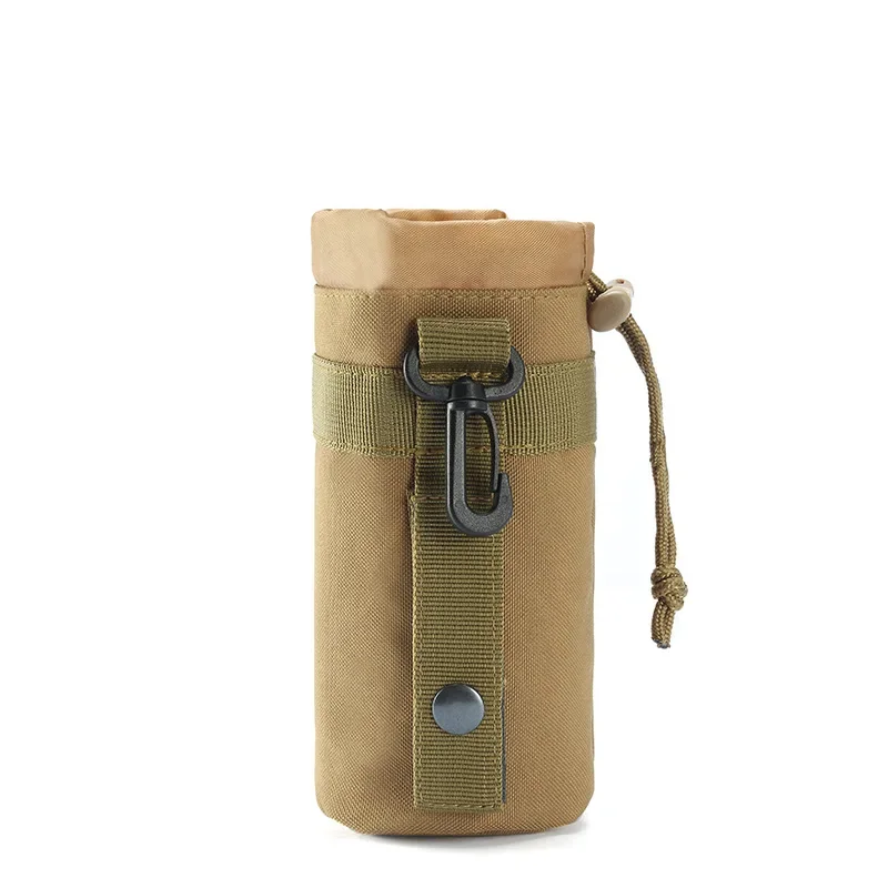

Hunting Camping Drawstring Pouch Bags for Tactical Backpack Tactical Water Bottle Pouch Cup Sets Portable Utility Kettle Pocket