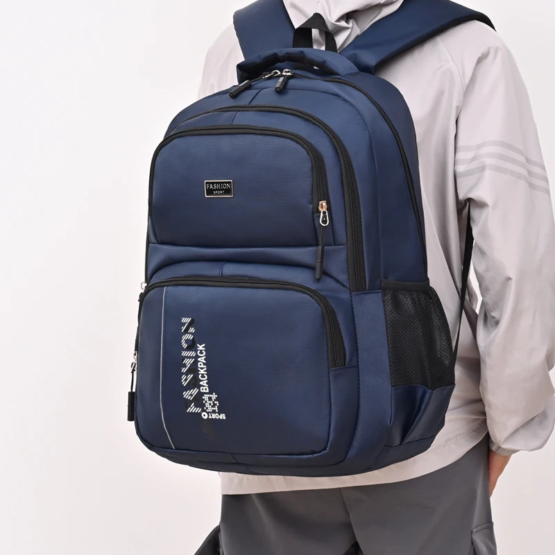 Large capacity Backpack - travel day bag, adjustable strap, zipper closure, back to school, business weekend bag