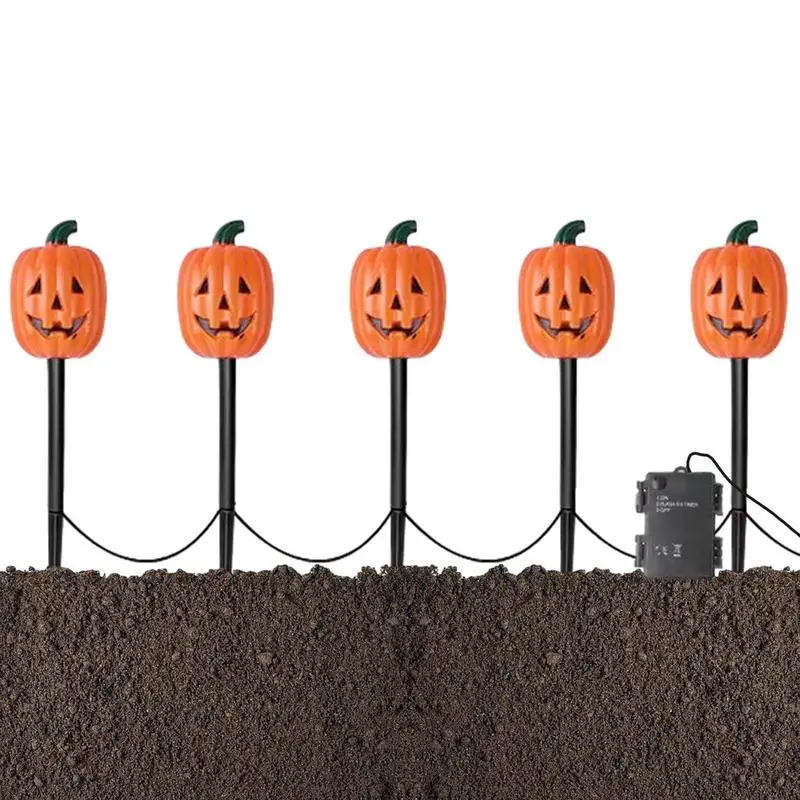 

Halloween Outdoor Pumpkin Light Fest Pumpkin Lamp Spooky LED Pumpkin Light IP55 Waterproof Garden Yard Landscape Decoration