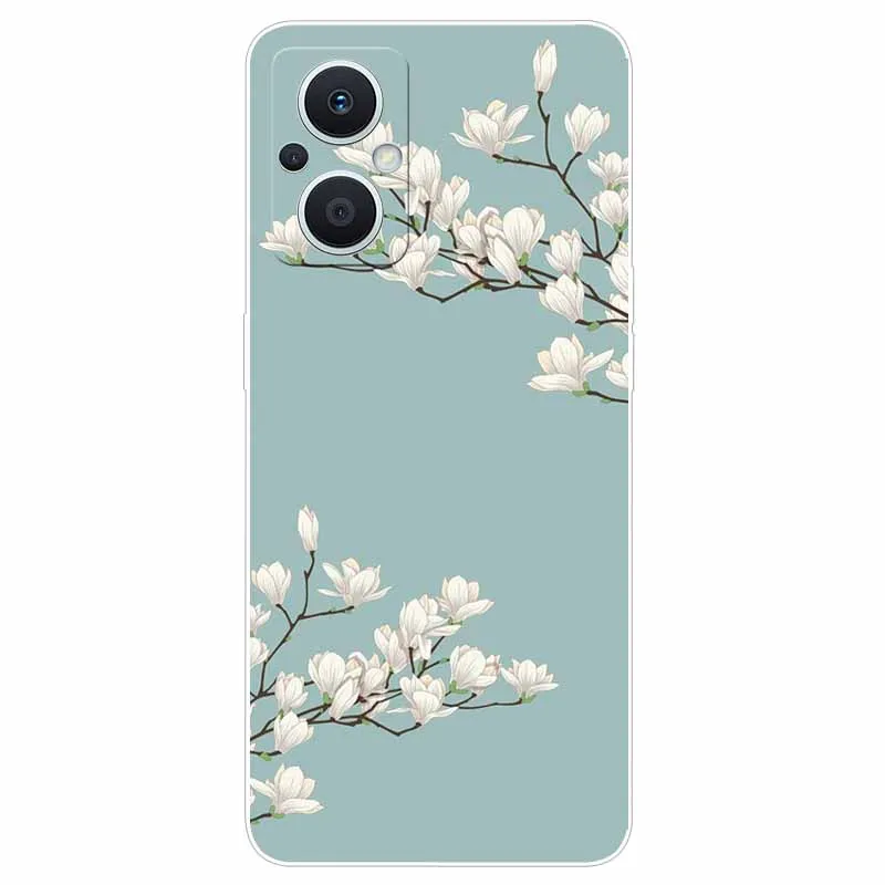Clear Silicone Soft Case with Landscape Cat Print Design, Slim Protective Cover
