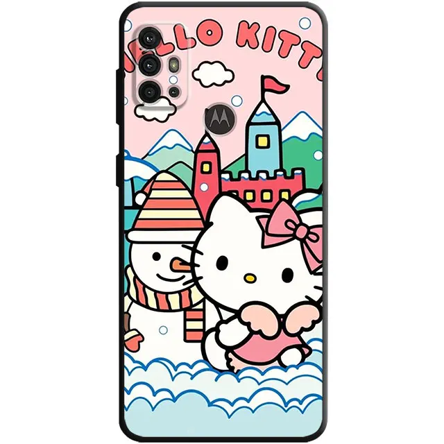 thumbnail image 1 of Funda de Hello Kitty de dibujos animados para Motorola G72 G60 G22 G52 G30 G71 G60S G53 G51 G50 G9 G32 G31 G8 G200 Plus One Fusion Edge 20 30, 1 of 5