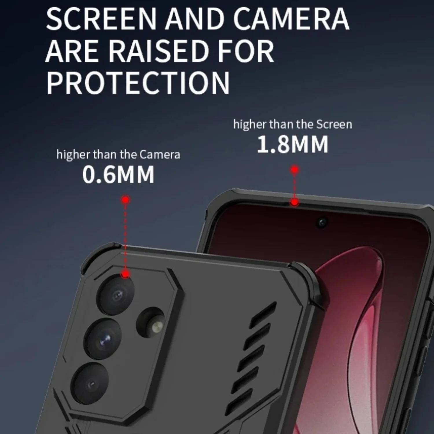 Lens Protection Heat Dissipation Magnetic Phone Case Cover