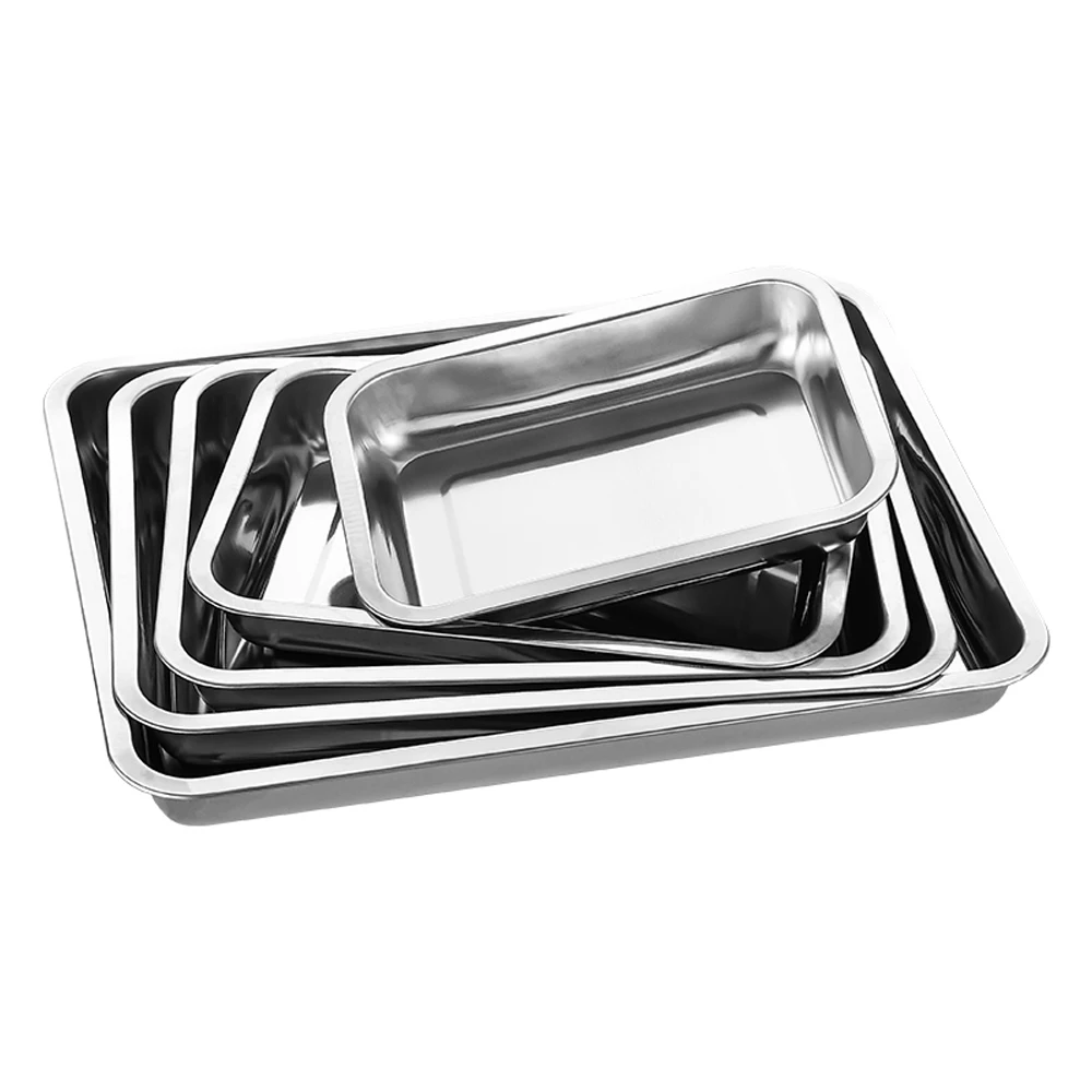 

1pcs 304 Stainless Steel Dental Disinfecting Tray for Oral Instruments and Utensils Medical Use