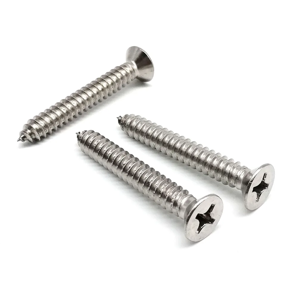 M3*12mm Black Self Tapping Screws - Phillips Pan Head 304 Stainless Steel 50 Pcs For Plastic & Wood
