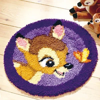 Deer Latch Hook Rug Kit 1
