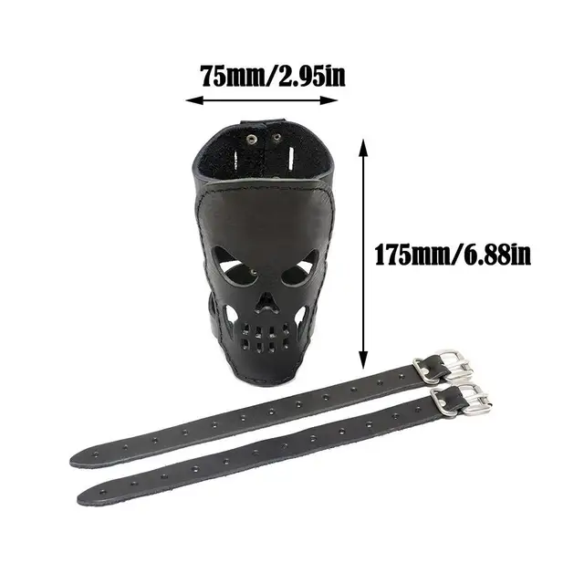 Universal Motorcycle Bicycle Bike Skull Drink Holder Support Stand Travel Accessories Sports Outdoor Bottle Leather PU Wate