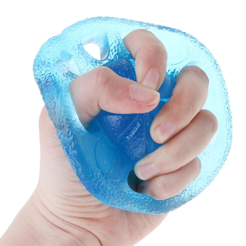 Hand Strengthener with 8 Holes, TPE, Soft, Elastic, Finger Grip Exerciser, Physical Therapy