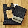 Saucezhan EX316-BO-mountain Jeans for Men Furinkazan Selvedge Raw Denim Jeans STRAIGHT Fit 16.8 OZ Silver-plated Buttons 1