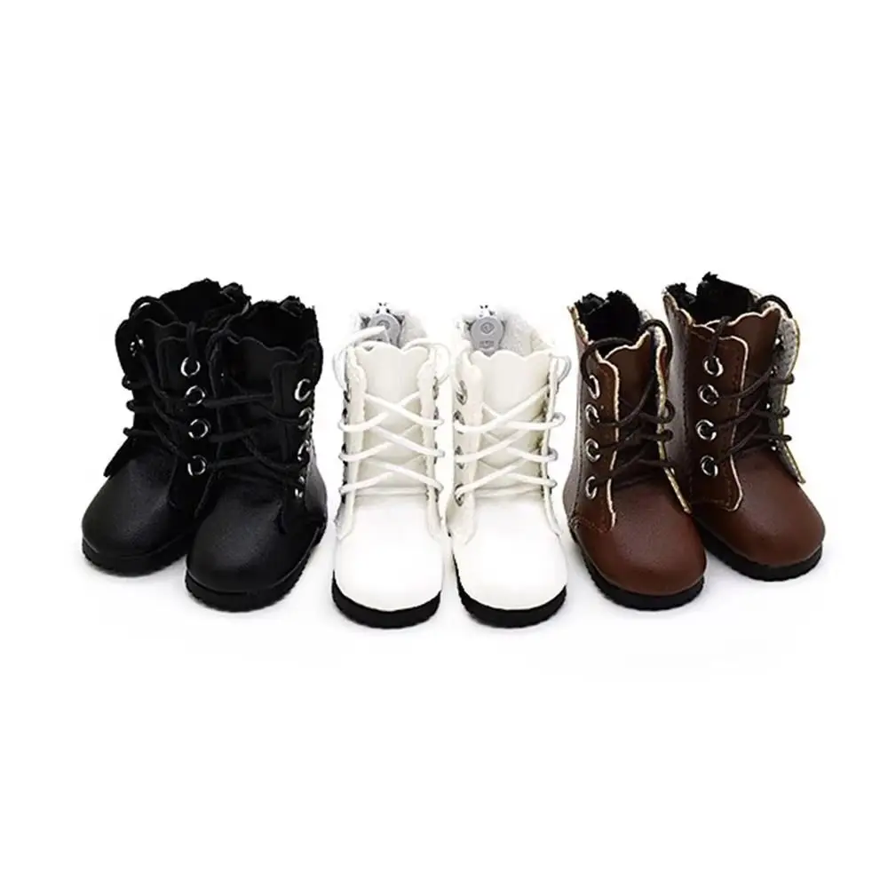 Fashion Long Knees Boots Casual Wear Knight Boots 1/6 Shoes 4.5*2.3*5cm PU Leather Leather Shoes Children's
