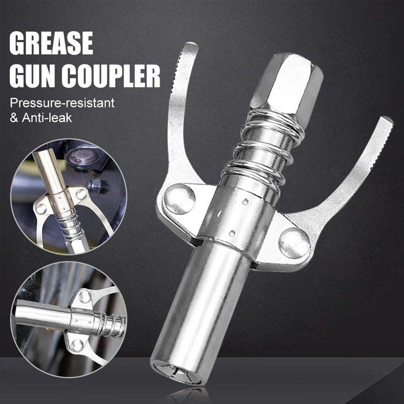 Coupleur de pistolet à graisse, rapide à verrouiller et à libérer