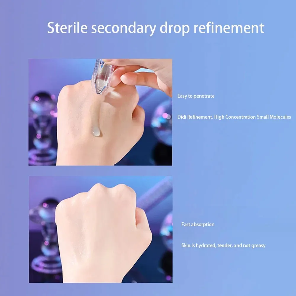 Blue Copper Peptide Tight Lifting Serum Astaxanthin Anti-Aging Wrinkle Essence Oil Control Shrink Pores Facial Essence 30pcs/set 5
