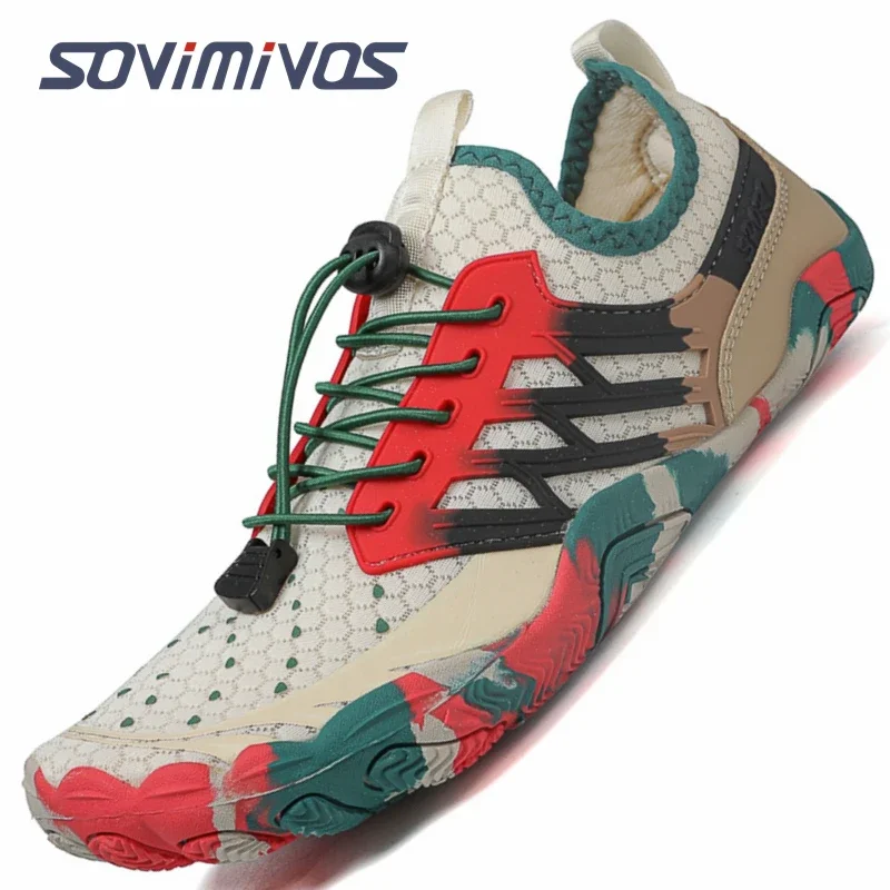 Men's Cross-Trainer Barefoot & Minimalist Shoe Zero Drop Sole Wide Toe Box Women Upstream Swimming Shoes Beach Slippers running shoes barefoot walking shoes