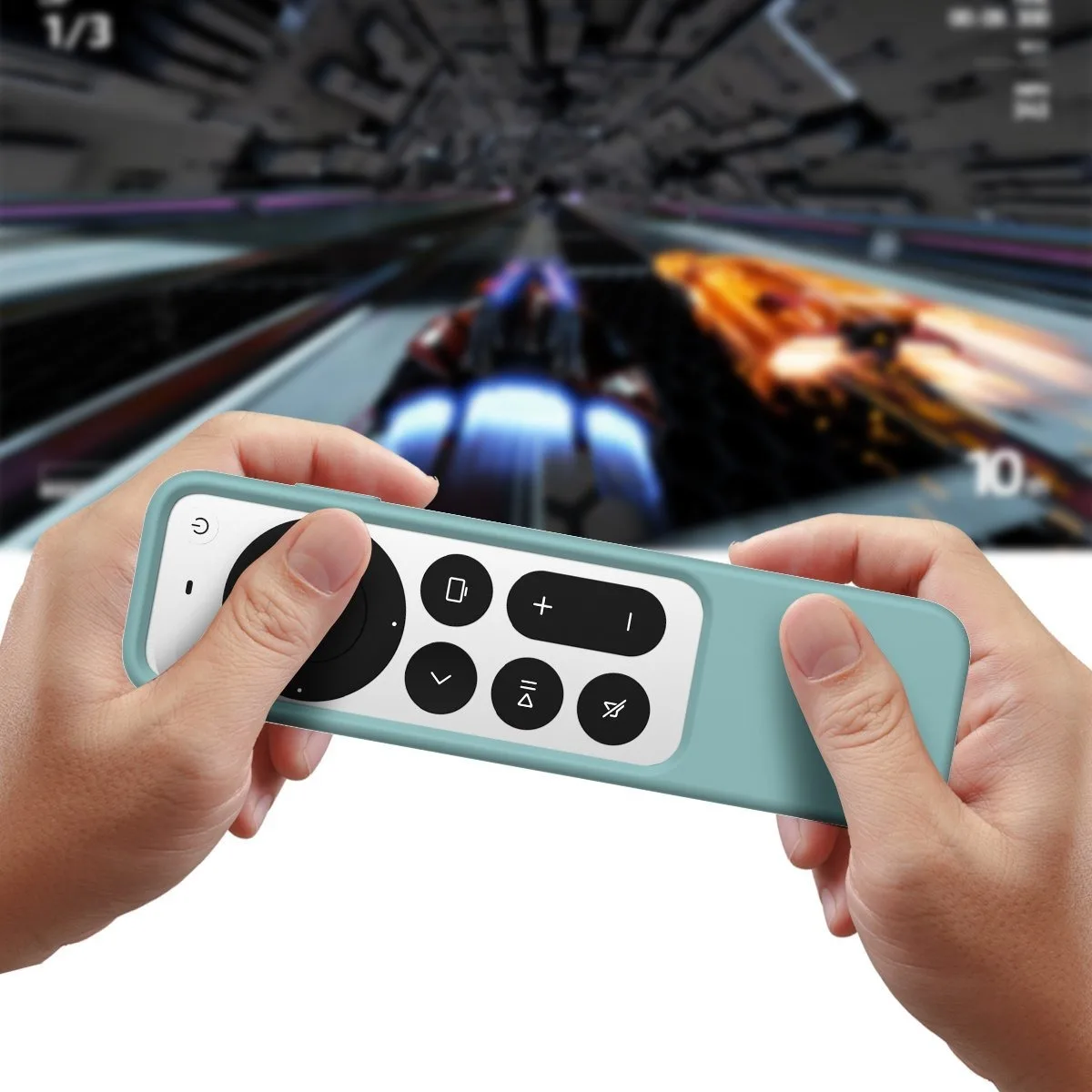 Remote Case for Apple Siri Remote 2nd 3rd Gen Apple 4K HD TV Siri 2nd 3rd Generation AirTag Applicable silicone remote case silicone remote cover silicone remote sleeve remote controller cover silicone case protector