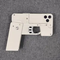 Ic380 Cell Phone Toy Pistol Soft Bullet Toy Gun kid Folding Gun Blaster Shooting Model For Adult Boys Child Outdoor Fake Gun A34 1