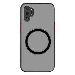 Elegant Matte Magnetic Phone Case - Durable & Anti - Collision Protection - Galaxy Note10+ 5G (Black)