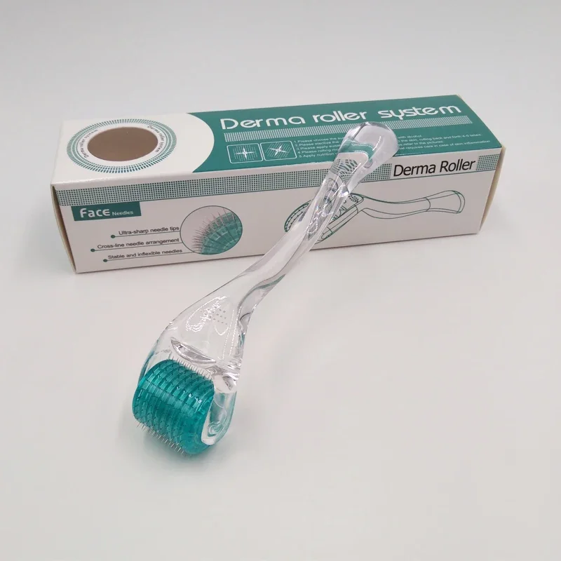 Derma Roller DRS 192 Real Needle Derma Roller System Microneedle for Hair Regrowth Beard Growth Anti Hair Loss Treatment Facial Mesotherapy