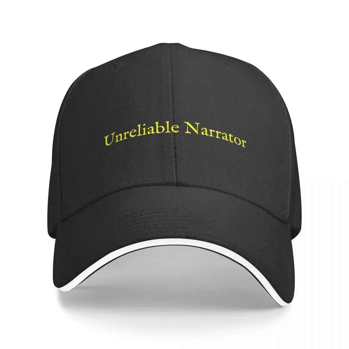 

Unreliable Narrator Baseball Cap Fishing cap Rugby Snapback Cap Men Luxury Brand Women's