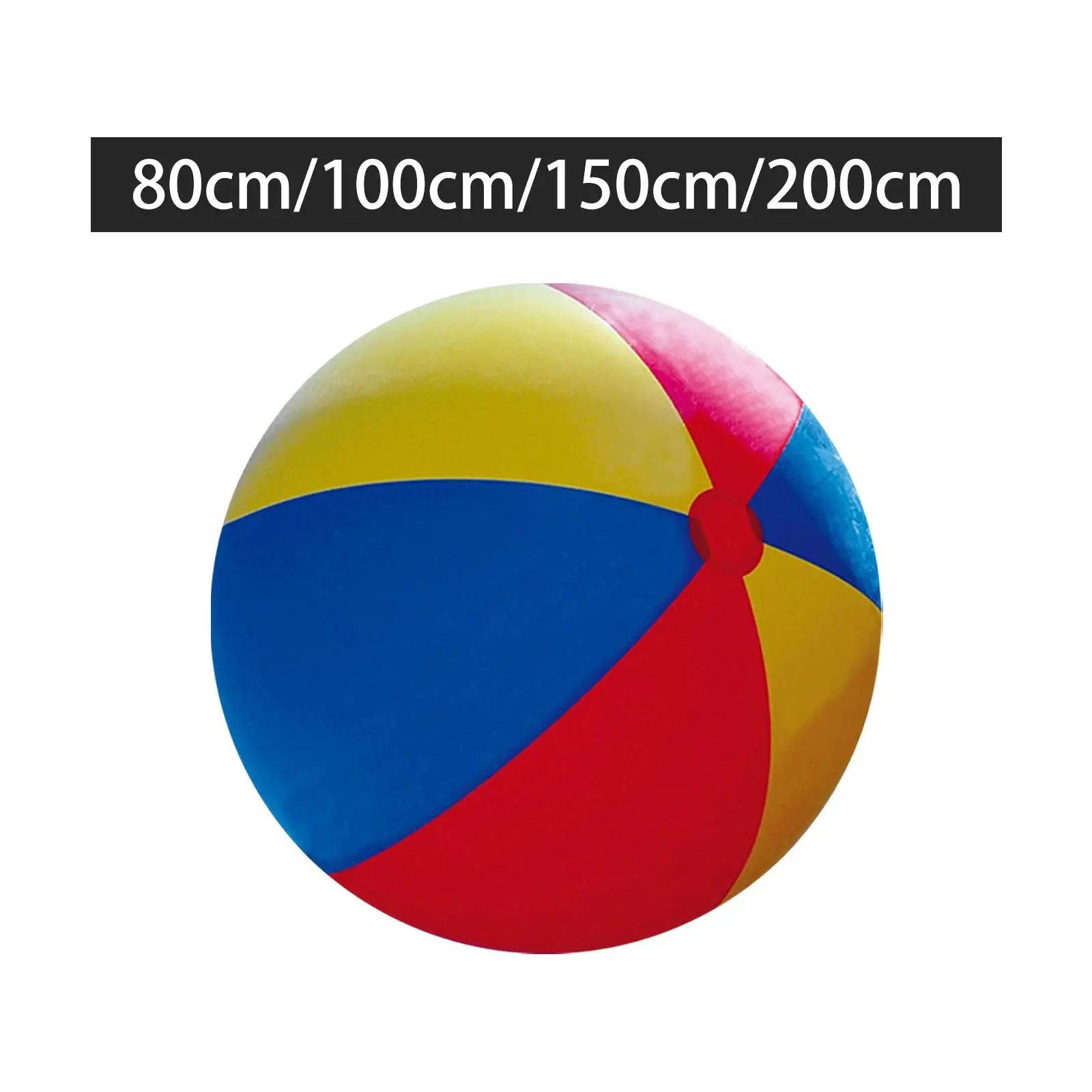 Giant Beach Ball Large Beach Ball, Huge for Kids, Oversized Inflatable Balls for