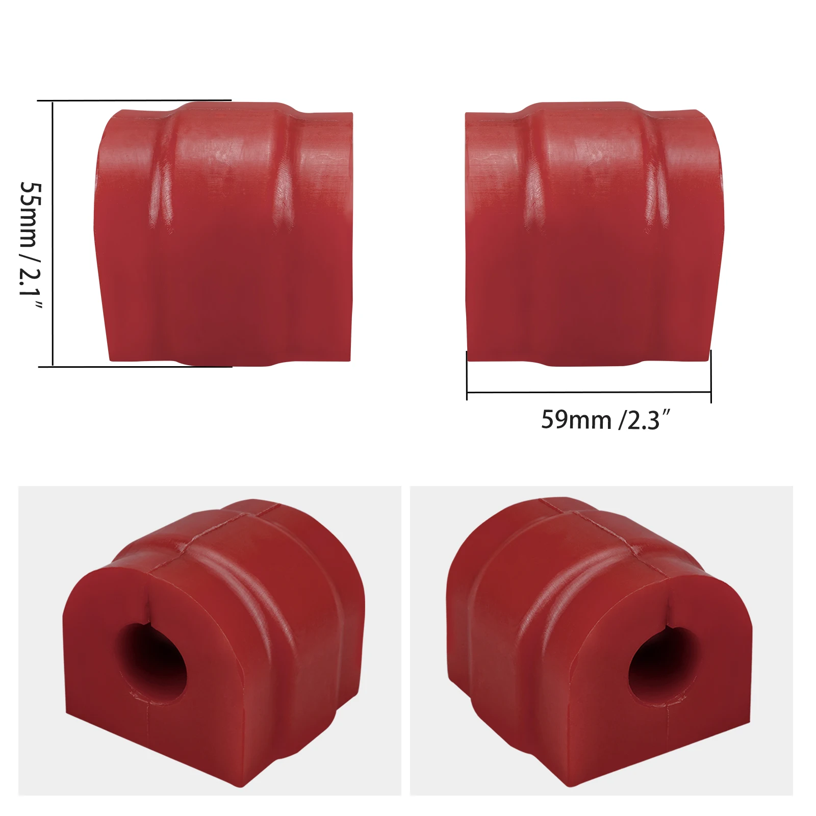Front Anti-Roll Sway Bar Polyurethane Bushing for BMW E46 1999-2006 front axle sway bar bushing