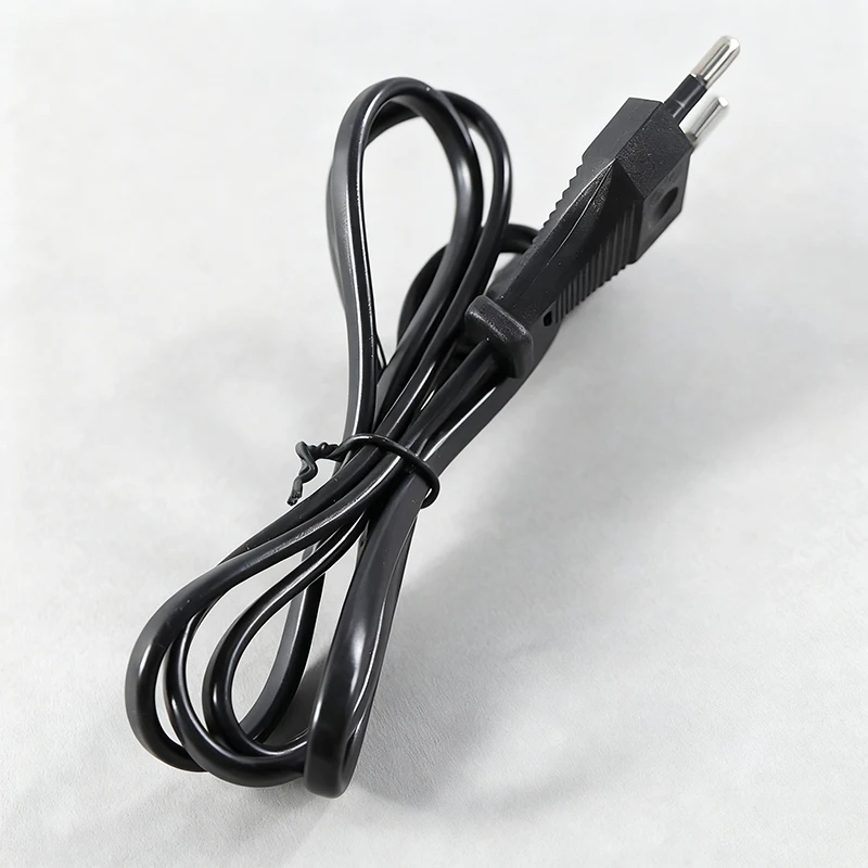 Universal Power Cord - 1M Long with European Round or American Flat Plug
