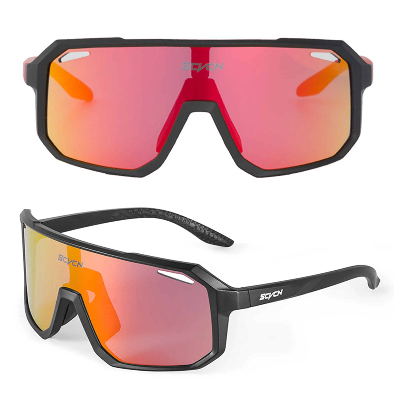 SCVCN 2025 NEW Cycling Glasses for Men Bicycle Eyewear Mountain Bike Cycling Goggles UV400 MTB Polarized Road Sunglasses Women