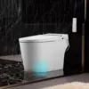 Smart Bidet Toilet,Auto Open & Close,Foot Sensor Operation,Auto Flush,Heated Seat,Tankless One Piece Elongated Toilet,T-0099 1