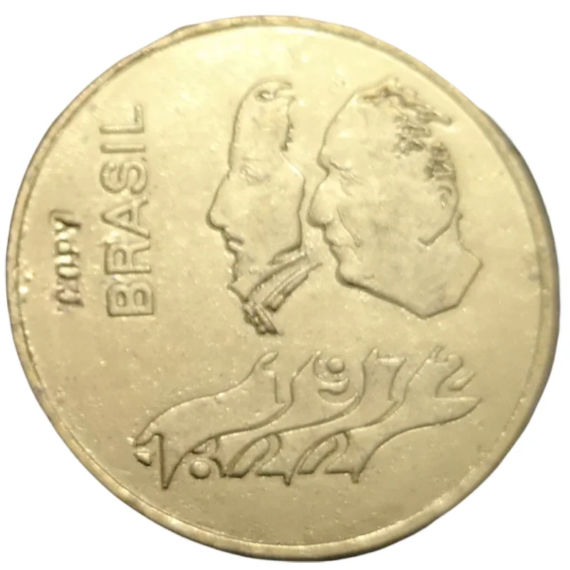 

1972 Brazil 22K Gold Plated Copy coin