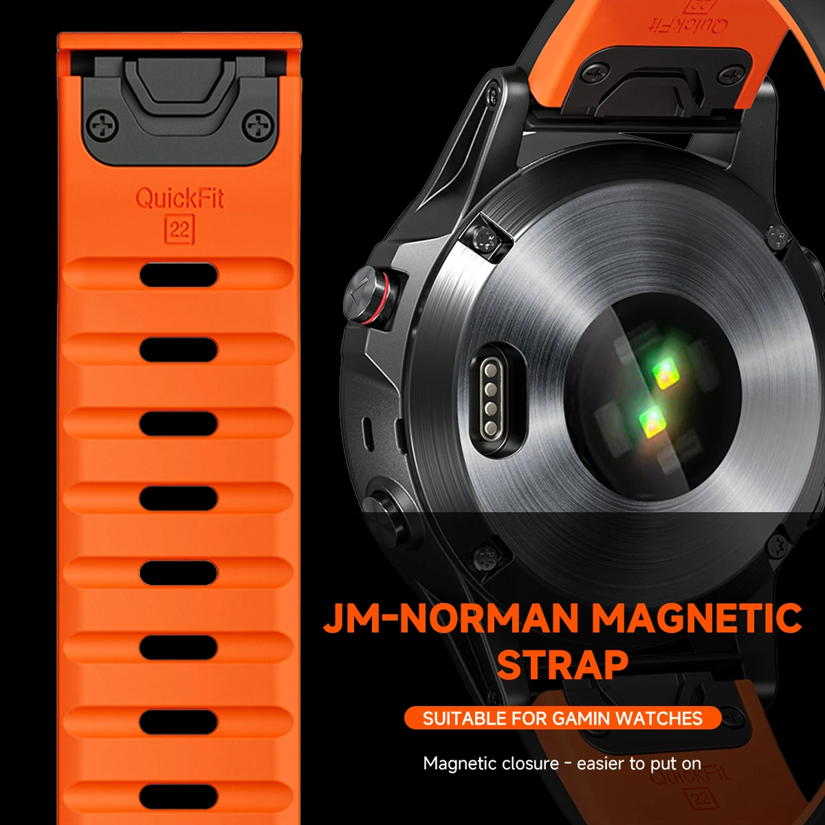Magnetic QuickFit Silicone Watch Band Bracelet
