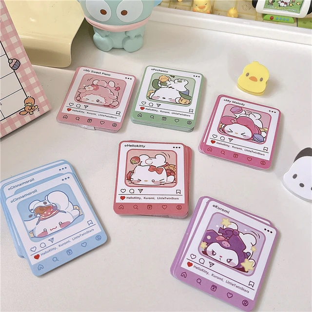 50 Sheets Sweetheart Series Cute Kawaii Japanese Cartoon Self-adhesivr Sticker  Book For Scrapbooking Journal Decoration Stickers