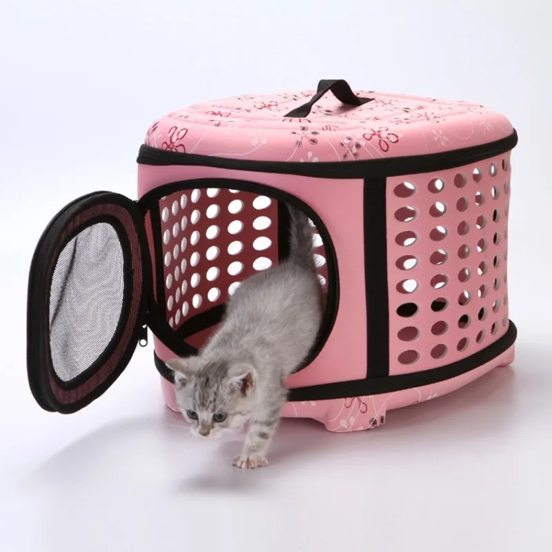 New Top Selling EVA Pet Bag Outdoor Bag Foldable and Portable Car Pet Carrying Crossbody Cat and DogBag Outdoor Supplies