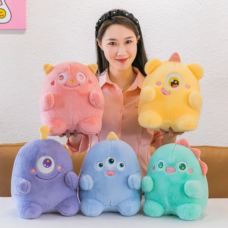 Little Monster Cute Runny Plush Toy With The Same Doll Night Market Stall Soft Yolk Monster Catch Machine Doll Girls Plush Toy harry nilsson little touch of scmilsson in night 1 cd