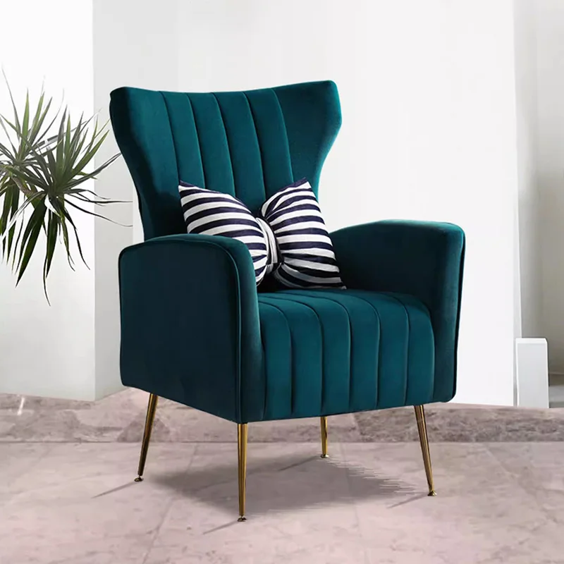 

Modern Elegant Living Room Sofa Armchairs Single Person Sofa Small Apartment American High Back Sillones Elegantes Furniture