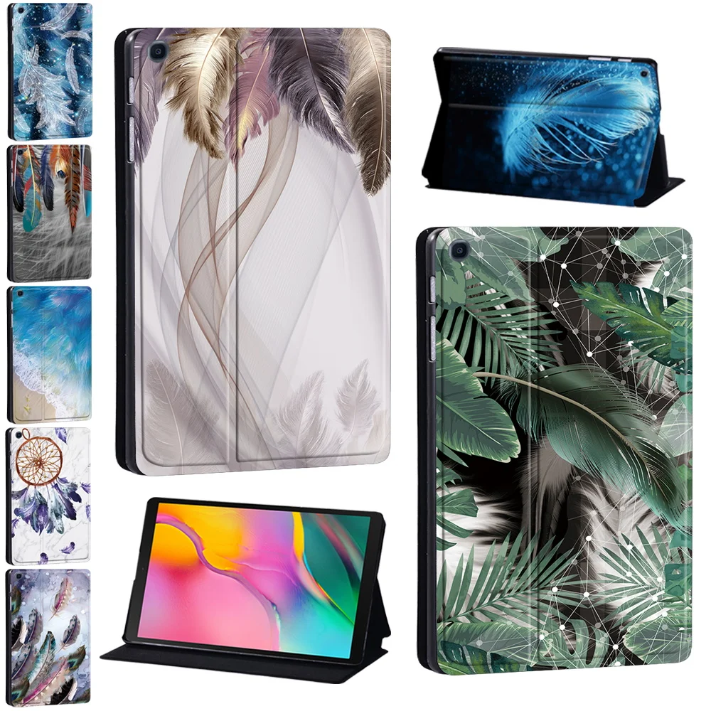 Per Samsung Galaxy Tab A8 10.5/ A7 Lite 8.7/A 8.0 "10.1" 10.5 "/S5E 10.5" /S6 Lite 10.4 "Custodia Per Tablet Con Supporto Serie Piuma