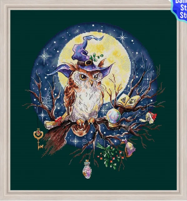 

23-лес Волшебная сова 44-47 набор для рукоделия Набор для вышивки крестиком наборы для вышивки крестиком