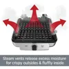 Electrics Stainless Steel Waffle Maker 4 Section Nonstick, Upright Storage 1600 Watts 6 Browning Levels, Square, Belgium Waffle 5