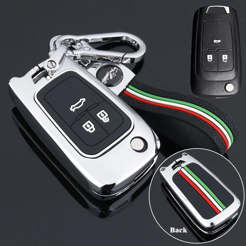 Custodia per chiave intelligente a distanza per Auto in lega di zinco per chevrolet cruze spark camaro Volt Bolt Trax Malibu Auto Key Shell accessori - S28b5c4485a4d4a409cf06c2055be8ca3i