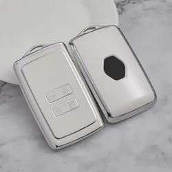 Premium TPU Car Key Case Cover - Elegant & Durable Protection (WHITE)