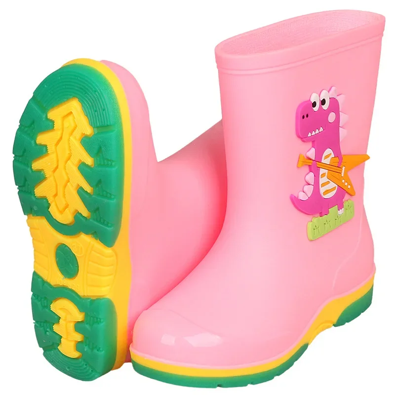 Rain Shoe for Girl Rain Boot for Boy Baby Water Shoe Cartoon Plush