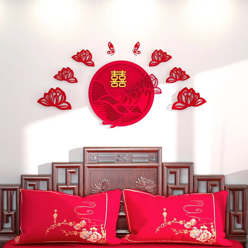 

Special wedding room decoration for Xizi sticker doors