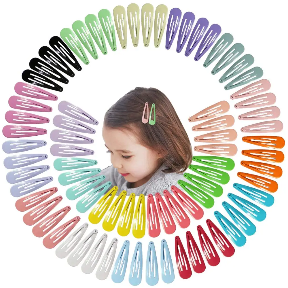 Hair Clips 40Pcs Girls Candy Color Dripping Hair Clip Princess Barrette Korean Hairpins Headdress Accessories for Girls