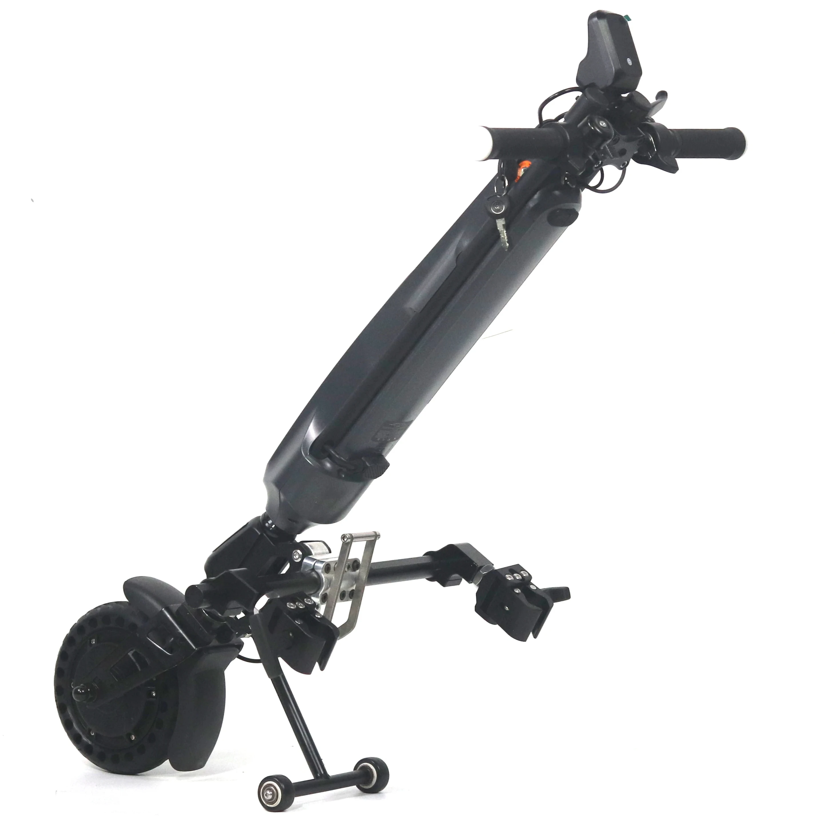 Handbike Elettrica Aggiuntiva Per Sedia A Rotelle Con Collegamento Centrale Per Sedia A Rotelle Manuale Per Diventa Triciclo Elettrico Per Sedia A Rot