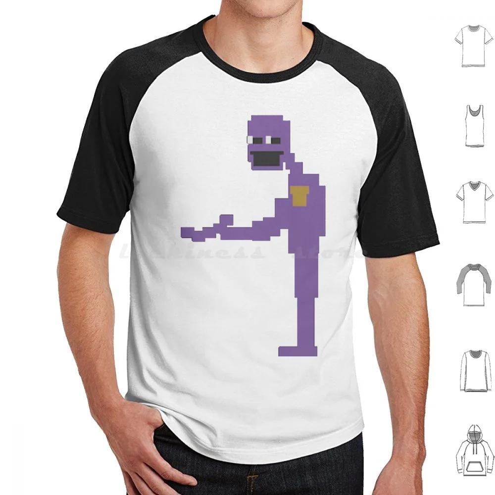 Purple Guy T Shirt Big Size 100% Cotone Purple Guy Purple Guy Fnaf Fnaf 2 Five Nights At