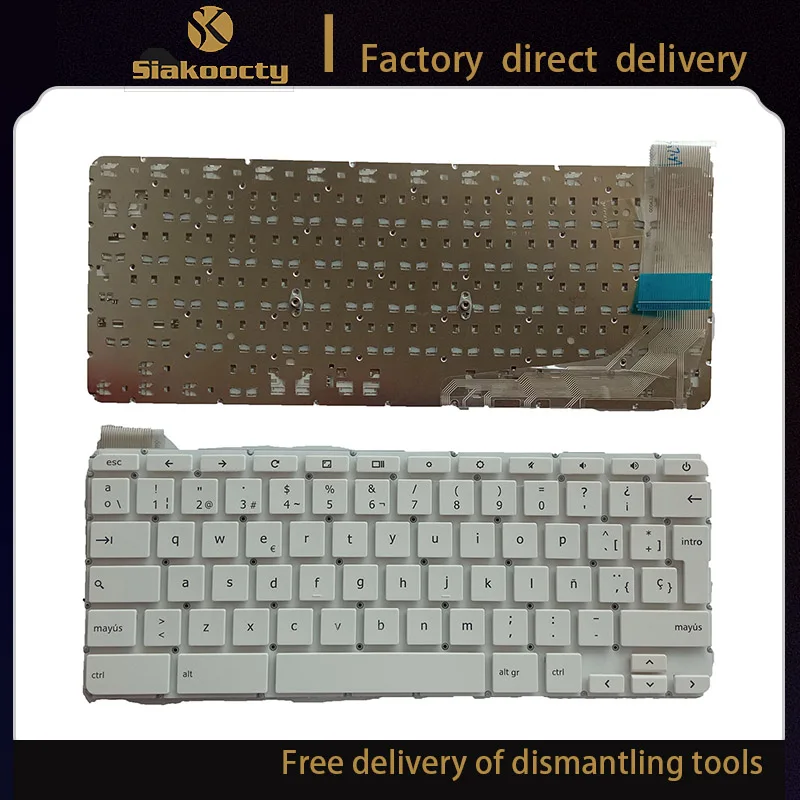 Bianco Sp Tastiera Per Hp Chromebook 14 G3 G4 14-2000 14-Ak000 14-Q000 14-X000