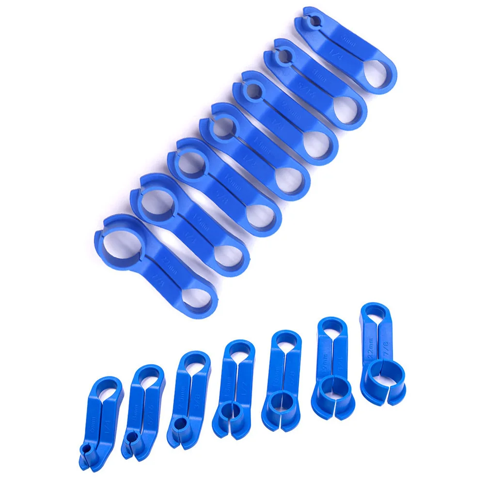 7pcs Car Angled AC Fuel Line Disconnect Tool Set 22mm 19mm 16mm 13mm 9.5mm 8mm 6mm Car Special Disassembly Tool