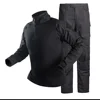 Tactical Uniform Suits Camo Suit Hunting Shirts Pants Fish Trainning Airsoft Paintball Clothes Multi Pockets Wear Resistant Sets 4